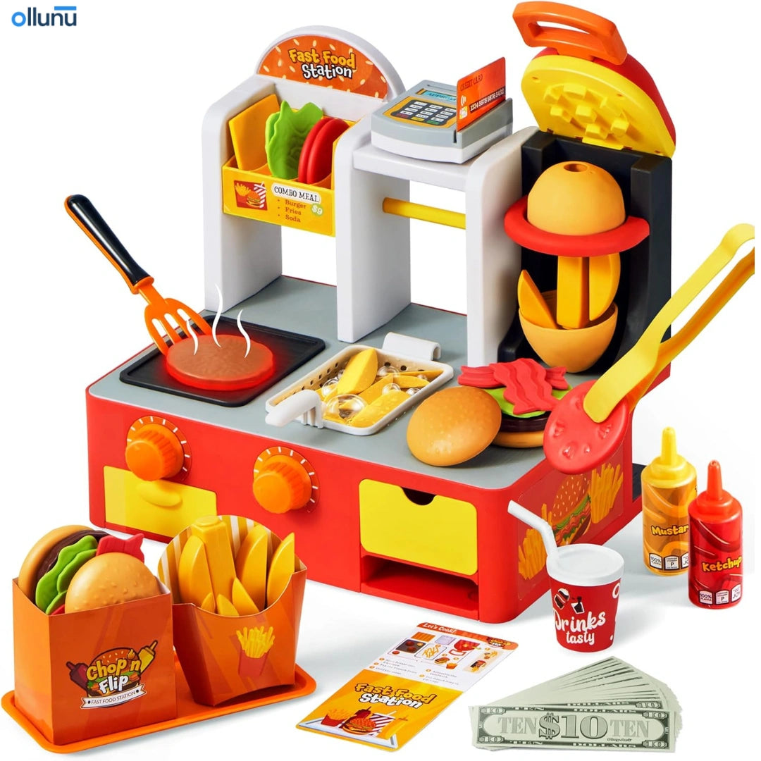 Ollunu™ - Fast Food Station with 40+ Accessories