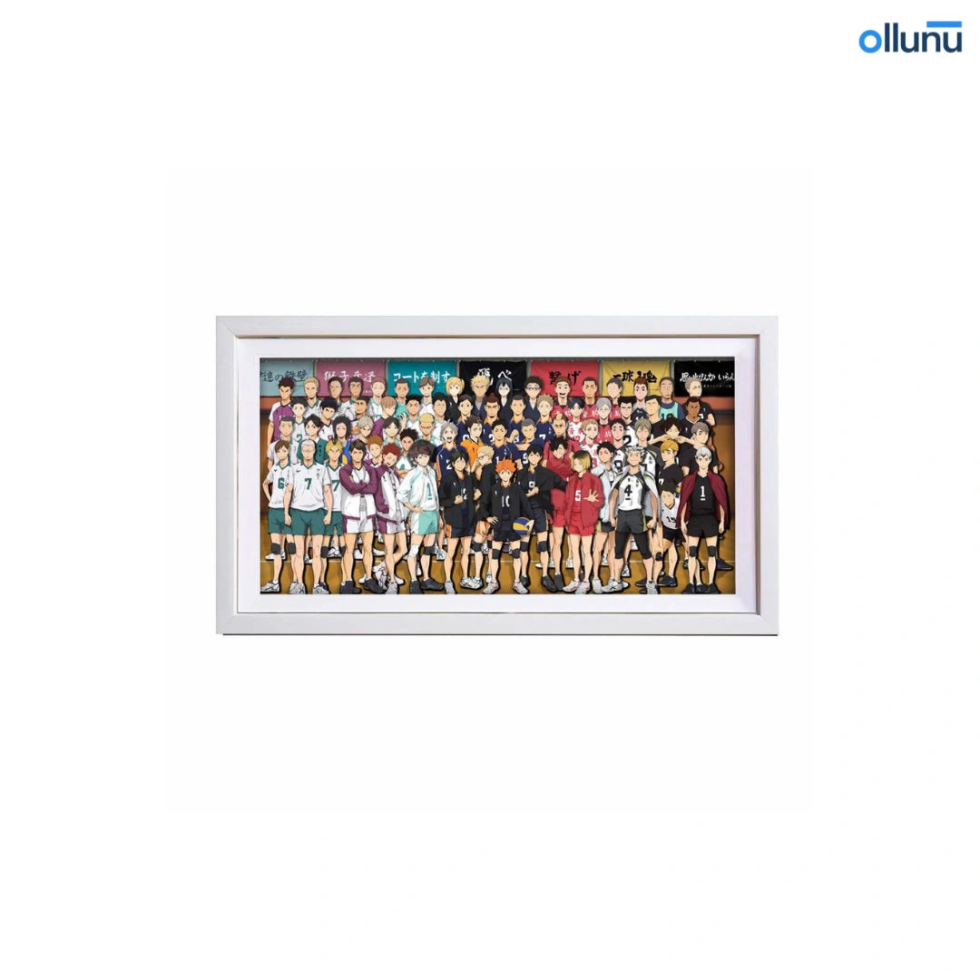 Ollunu™ - Haikyu 3D Paper Art Frame