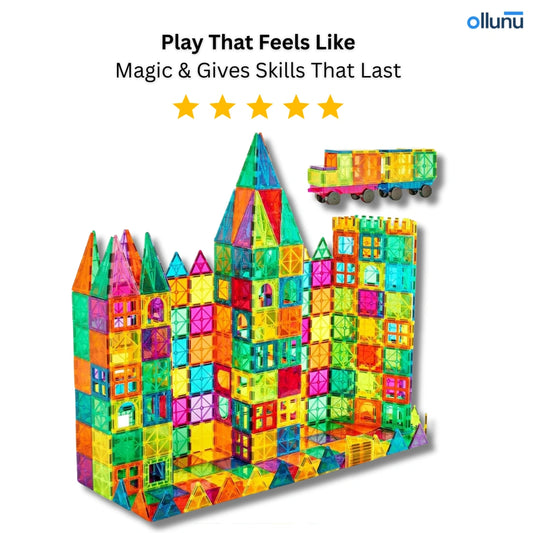 Ollunu™ - Toddler Magnetic Tiles
