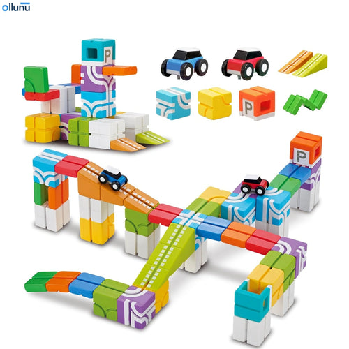 Ollunu™ - Magnetic Cube Stunt Arena