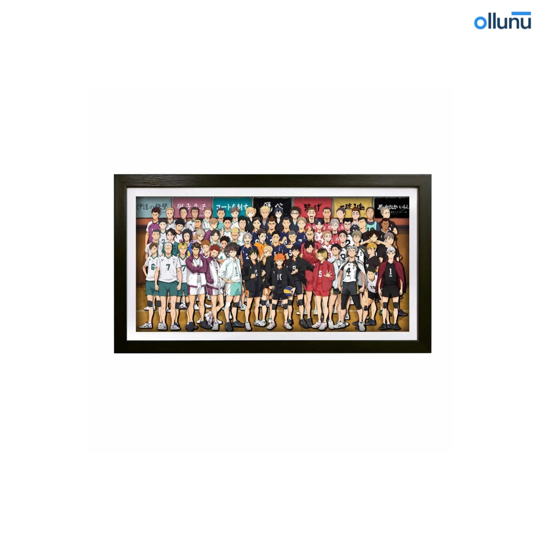 Ollunu™ - Haikyu 3D Paper Art Frame