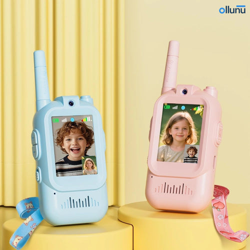 Ollunu™ - 2 Pack Rechargeable Toddler Walkie Talkie