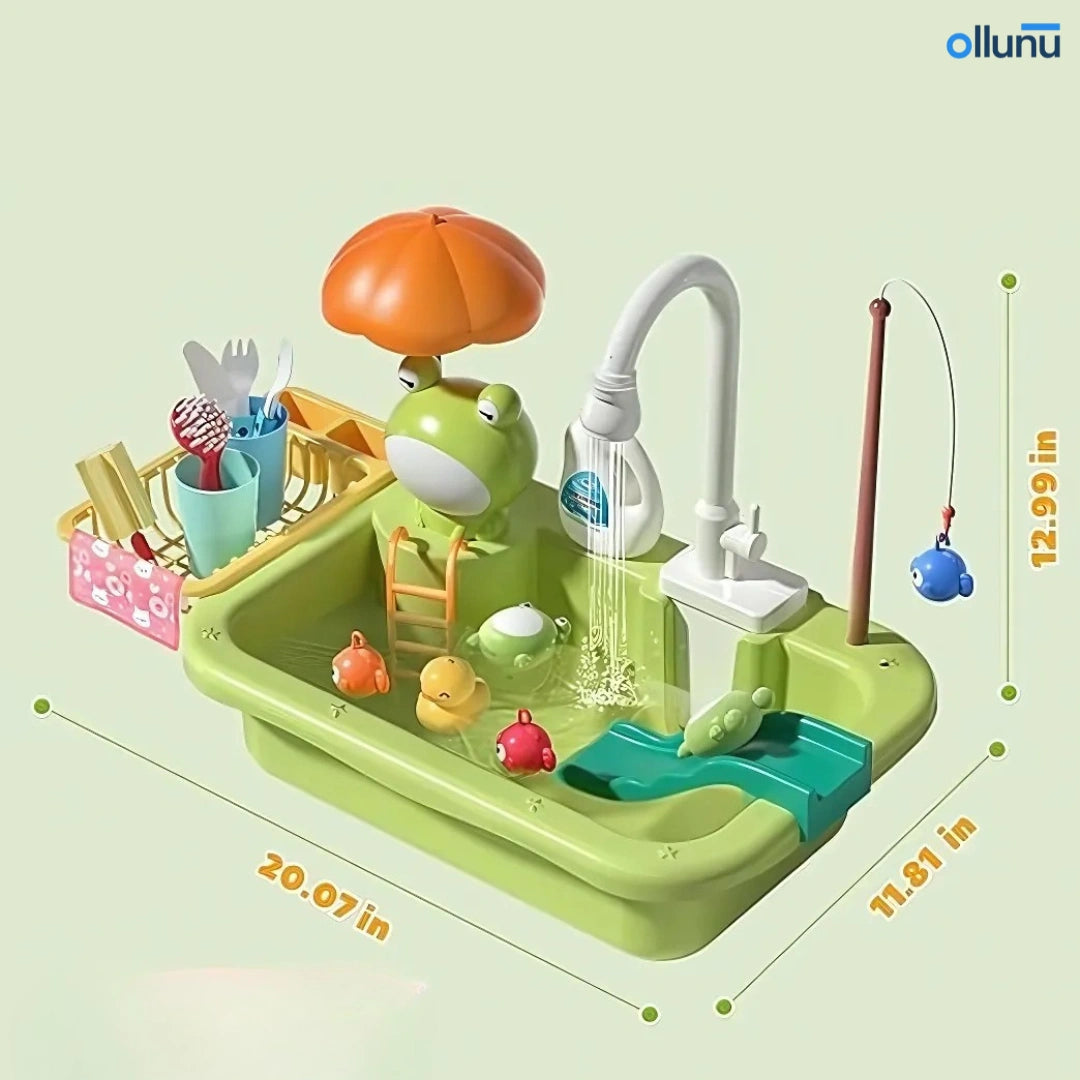 Ollunu™ - Toddler Sink Toy Frog