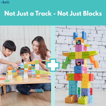 Ollunu™ - Magnetic Cube Stunt Arena