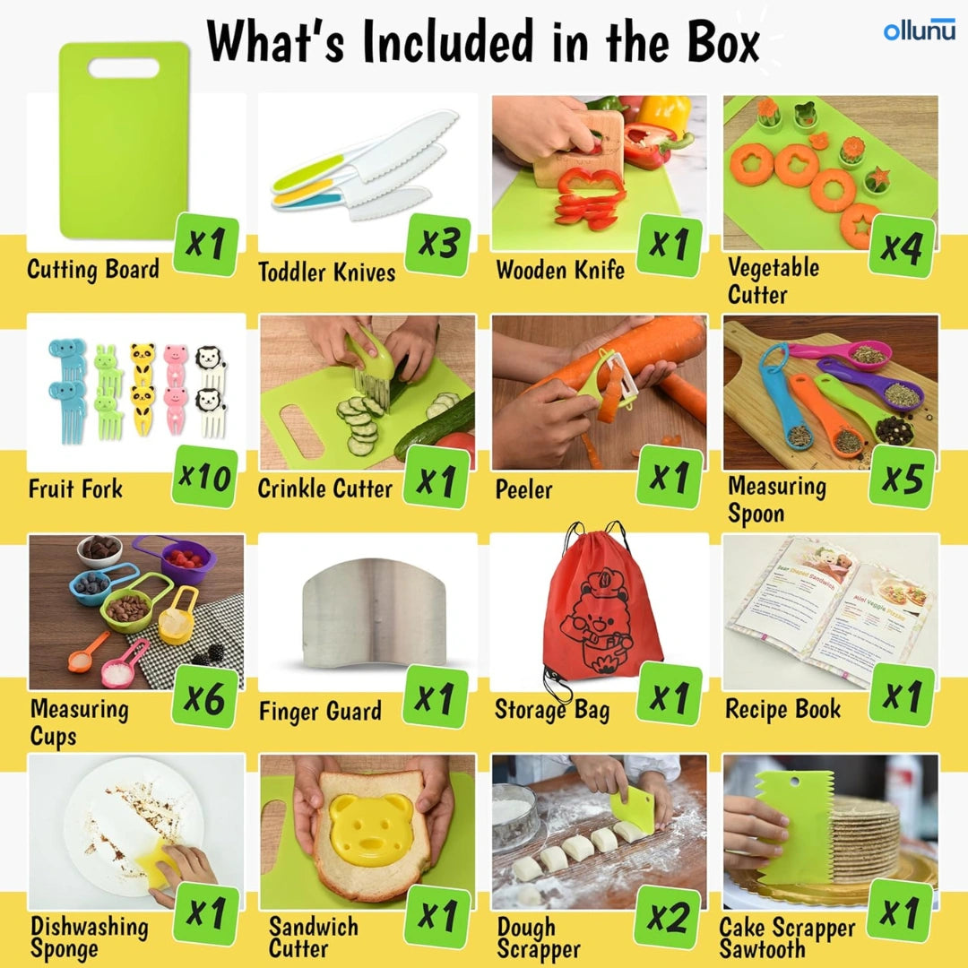 Ollunu™ - Kids Safe Kitchen Set