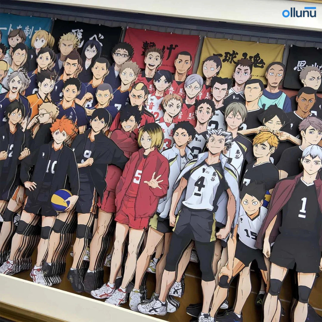 Ollunu™ - Haikyu 3D Paper Art Frame