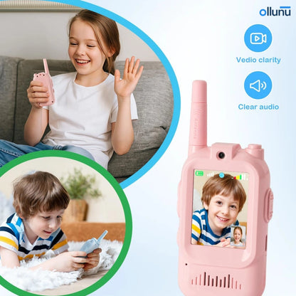 Ollunu™ - 2 Pack Rechargeable Toddler Walkie Talkie