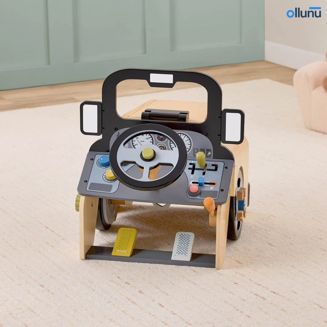 Ollunu™ - Wooden Car Mechanic Playset