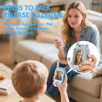 Ollunu™ - 2 Pack Rechargeable Toddler Walkie Talkie