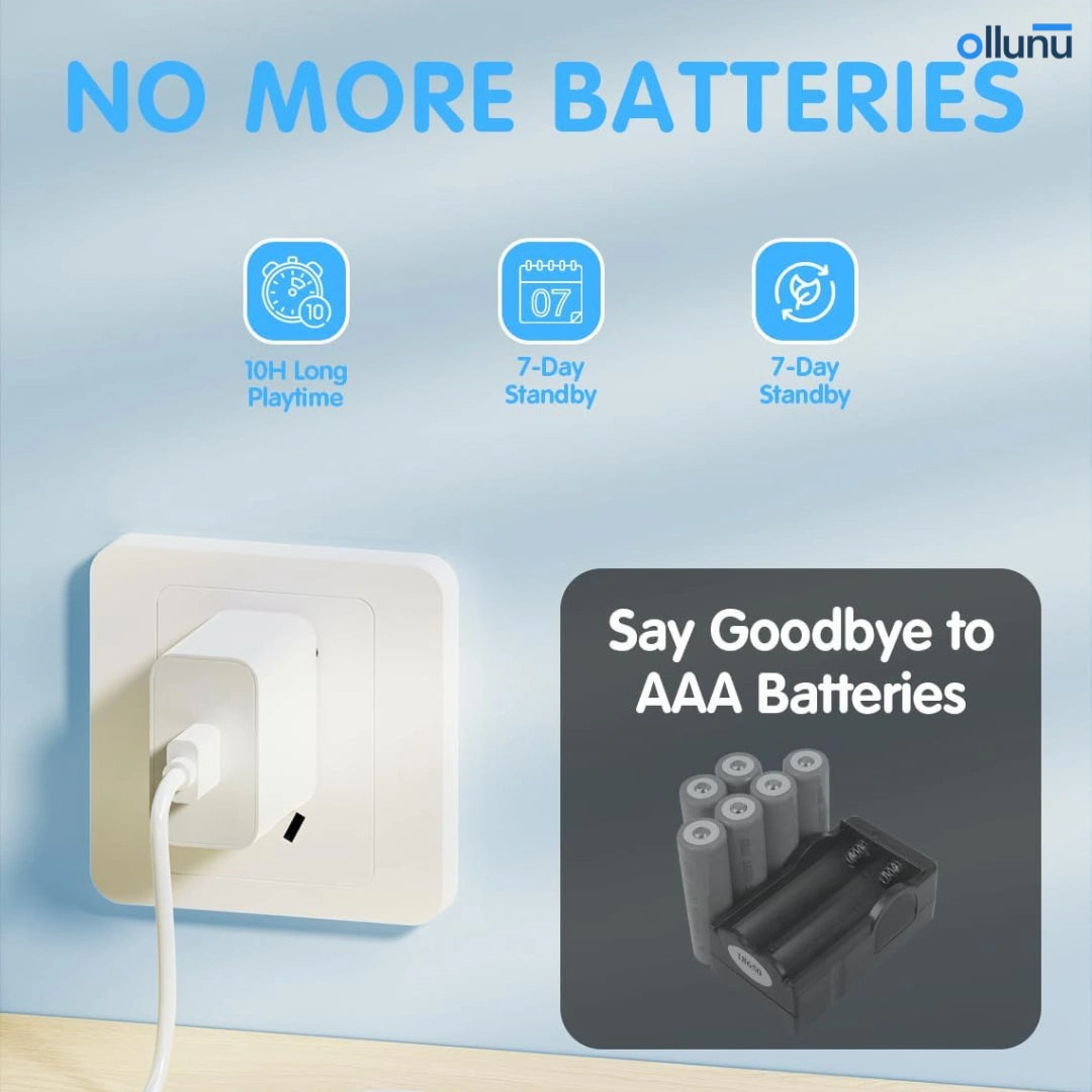 Ollunu™ - 2 Pack Rechargeable Toddler Walkie Talkie