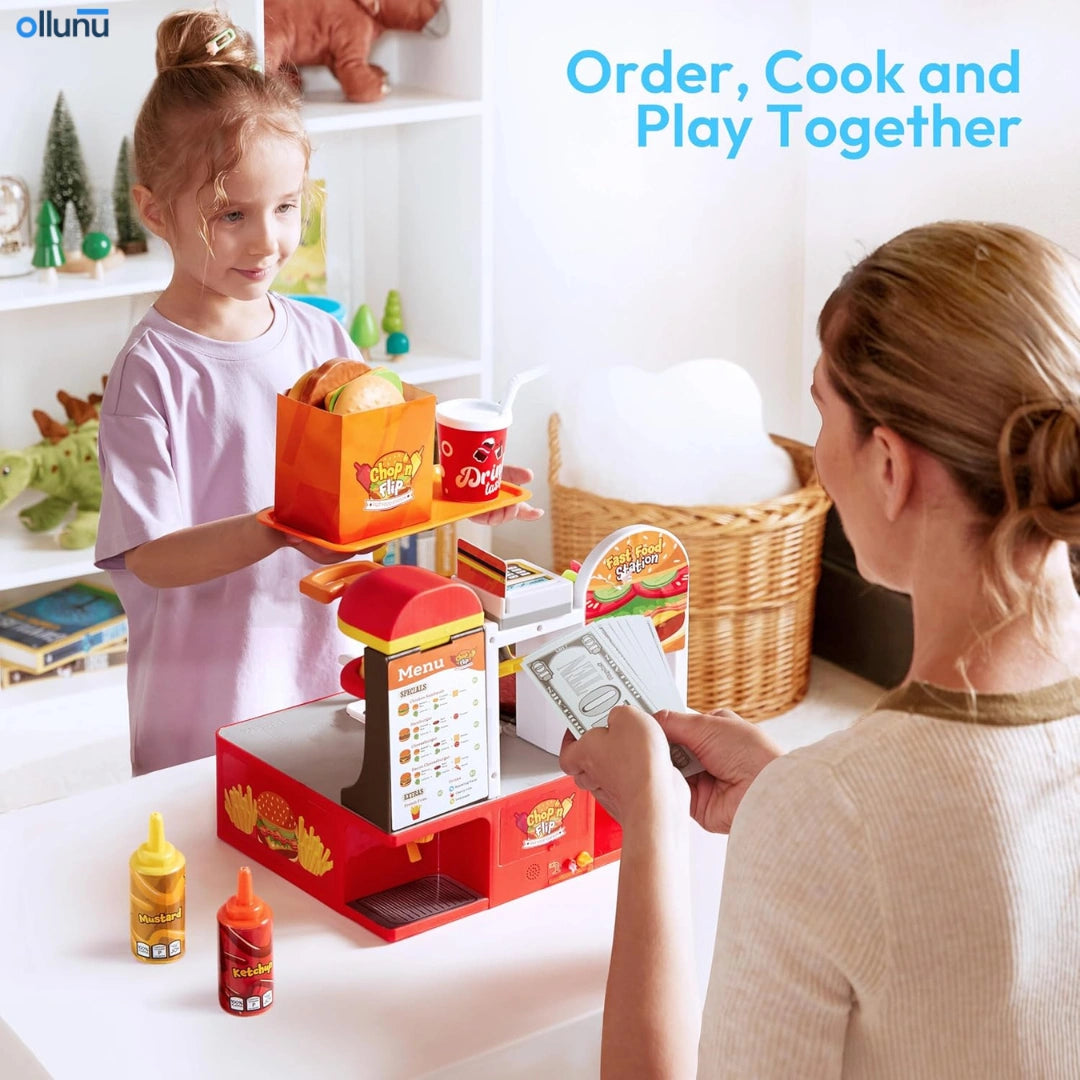 Ollunu™ - Fast Food Station with 40+ Accessories